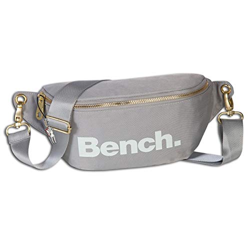 Bench stylische Hip Bag Polyester Gürteltasche grau 25x14x8,5 Hüfttasche OTI303K Nylon Gürteltasche von Imppac