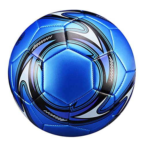 ioannis Professioneller Fußballball, Größe 5, offizielles Fußballtraining, Fußballball, Wettbewerb Fußball im Freien Blau von ioannis