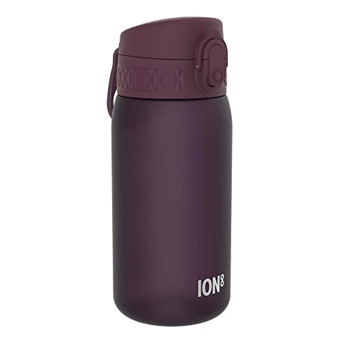 Ion8 auslaufsichere Wasserflasche für Kinder, BPA-frei, Brombeere, 350 ml (13 oz) von ion8