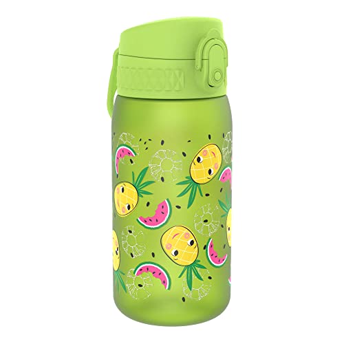 Ion8 Wasserflasche für Kinder, auslaufsicher, BPA-frei, Ananas, 350 ml von ion8