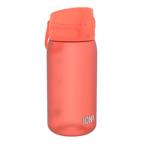 Ion8 auslaufsichere Wasserflasche für Kinder, BPA-frei, Koralle, 350ml (12 oz) von ion8