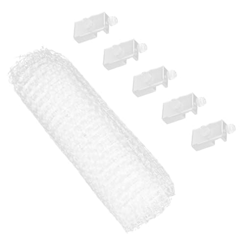 iplusmile Aquarium Abdeckung mit Jump Einstellbares und Zuschneidbares Fischnetz für Sichere Aquarienabdeckung Stützen und Einfache Installation von iplusmile