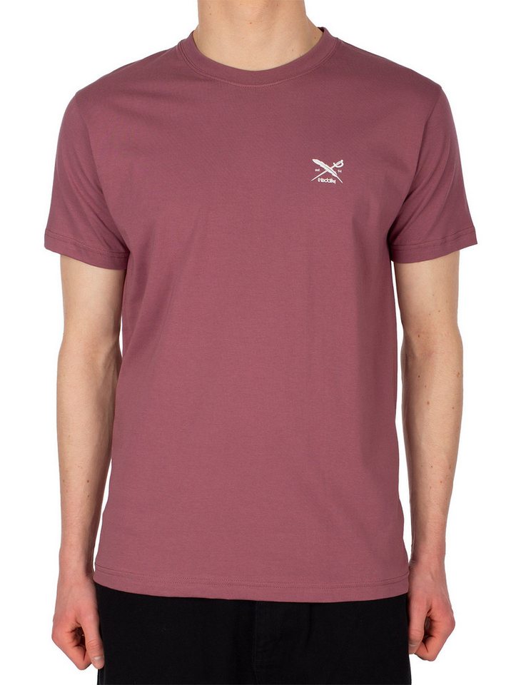 iriedaily T-Shirt Basic  - einfarbiges Kurzarm Shirt  - Chestflag Tee von iriedaily