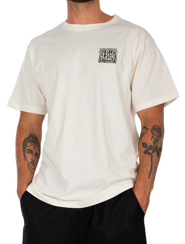 iriedaily T-Shirt - T-Shirt mit Backprint - Garden Gnome Tee von iriedaily