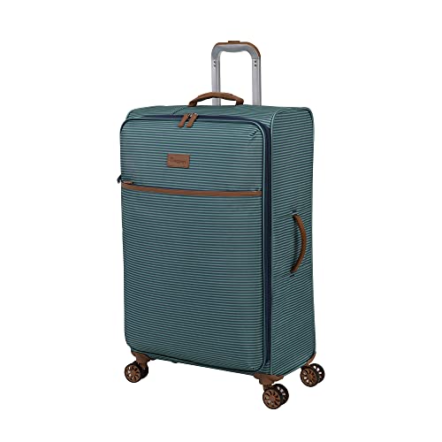 it luggage Beach Stripes Softside Spinner mit 8 Rädern, kariert, 76,2 cm, blaugrün, 30", Strand-Streifen, 76,2 cm, kariert, 8 Rollen von it luggage