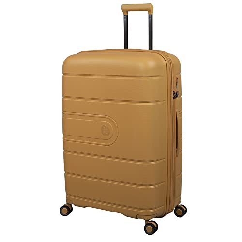 it luggage Eco Tough 76,2 cm Hardside Checked 8 Räder erweiterbarer Spinner, Honey Gold, 30", Eco Tough 76,2 cm, kariert, 8 Räder, erweiterbar von it luggage