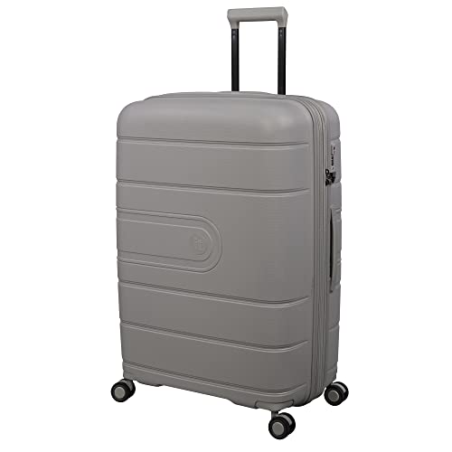 it luggage Eco Tough 76,2 cm Hardside Checked 8 Räder erweiterbarer Spinner, Silberfarbenes Futter, 30", Eco Tough 76,2 cm, kariert, 8 Räder, erweiterbar von it luggage