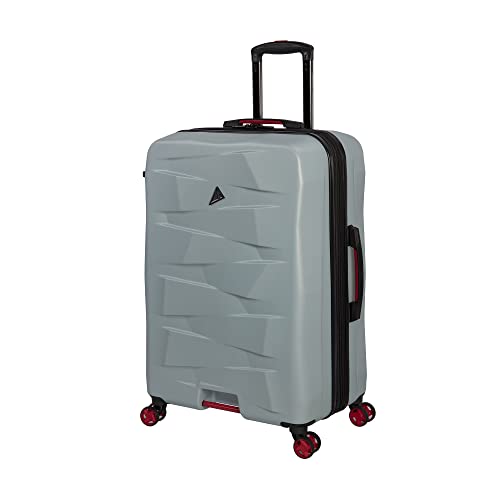 it luggage Elevate 71,1 cm Hardside Checked 8 Räder erweiterbarer Spinner, eisblau, 28", Elevate 71,1 cm (28 Zoll), kariert, 8 Räder, erweiterbar von it luggage