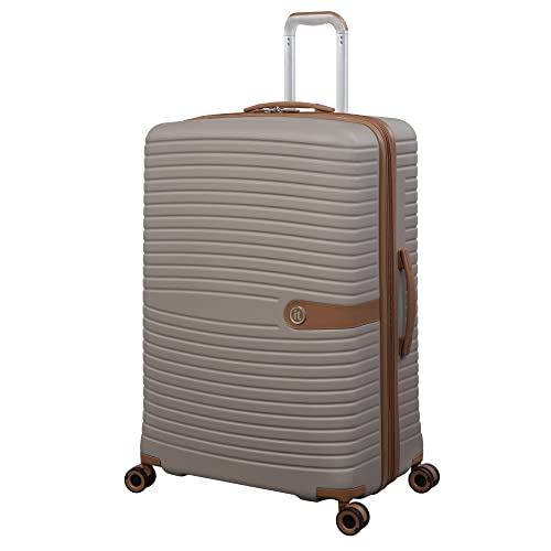 it luggage Encompass Spinner mit 8 Rädern, 78,7 cm (31 Zoll), Beige/Braun, 31", Encompass 78,7 cm, kariert, 8 Räder, erweiterbar von it luggage