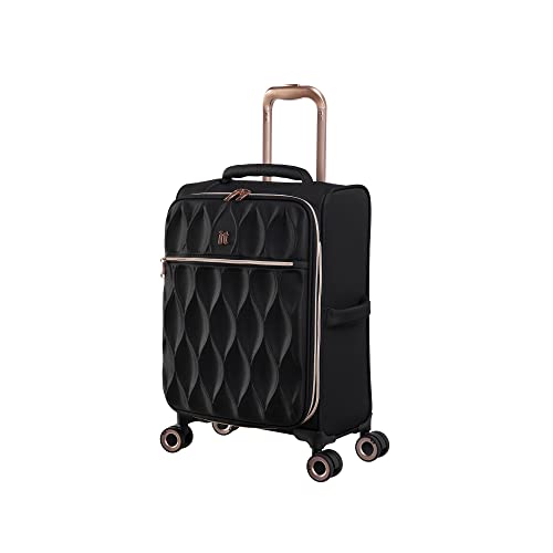 it luggage Enliven Softside Handgepäck-Expander mit 8 Rädern, 55,9 cm, schwarz, 22", Enliven 55,9 cm Softside Handgepäck mit 8 Rädern von it luggage