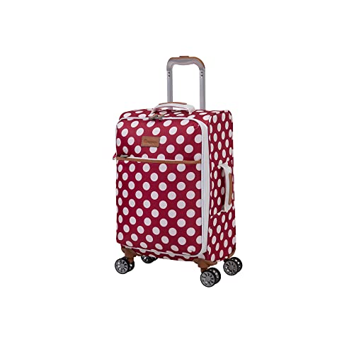 it luggage Summer Spots Softside Handgepäck, 8 Räder, leicht, 55,9 cm, rot, 22", Summer Spots 55,9 cm Softside Handgepäck mit 8 Rädern von it luggage