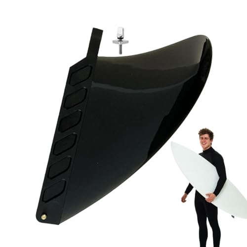 itrimaka Paddle Board Fin,Longboard Center Fin, Flexibles Paddle-Board-Zubehör Paddleboard-Surfflossen, Verschleißfestes Stand Up Paddle Board Fin Longboard Fin Surf Zubehör von itrimaka