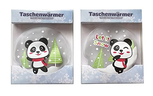 Handw/ärmer Wichtelgeschenk Taschenheizkissen itsisa Taschenw/ärmer Einhorn 2er Set pink