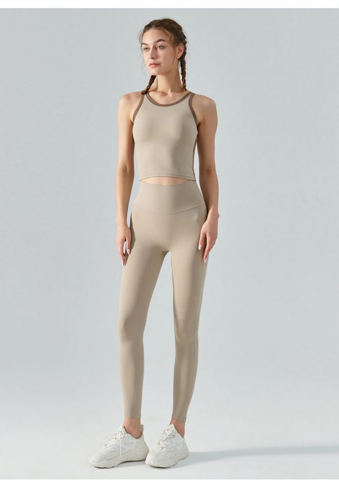 jalleria Jogginghose Lange Sport-Yogahose für Damen, mehrfarbig, hoher Komfort, hohe Taille von jalleria
