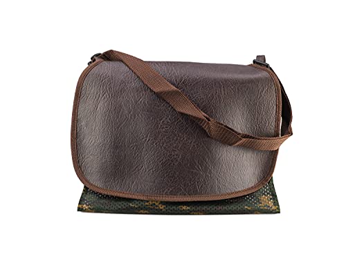 Januel – Jagdkarnier – Tasche – Wildtasche – Kunstleder – eine Tasche mit Fächern – ein Netz – 38 x 30 x 7 cm – Braun von januel