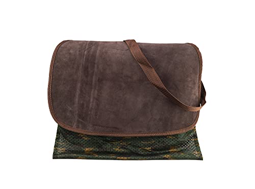 Januel – Jagdkarnier – Wildtasche – Wildledertasche – eine Tasche mit Fächern – ein Netz – 38 x 30 x 7 cm – Braun von januel