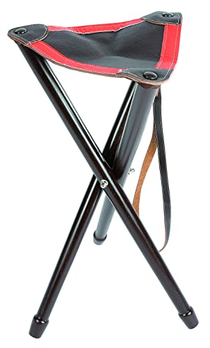januel Art: Uni Gof40032 Stativ aus Holz, 65 cm, mit Lederoberseite und Band – Neonorange, Orange/Neonfarben, one Size von januel