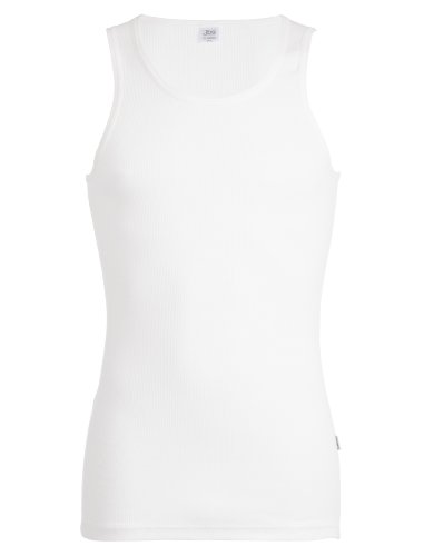 JBS Herren Basic Unterhemd Dess. 390, Weiß, L, 3900101-100 von jbs