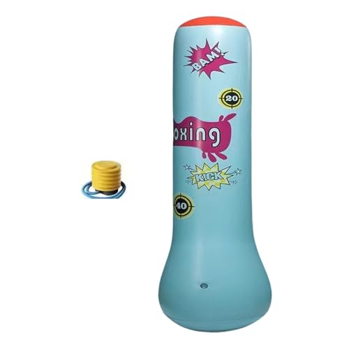 Aufblasbare Boxbeutel Kinder Boxen Stanzen Kicking Spielzeugkinder Kampfdruck Drucksäule Sandsack Training Sandsack Kinder Stanztaschen Geschenk Für Jungen von jebyltd