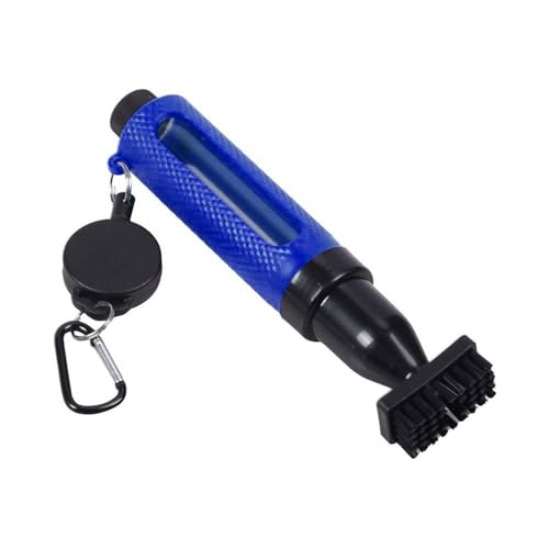 jiingekk Kompakter ergonomischer Golfschläger-Rillen-Reiniger mit flexiblen Borsten für schnelle Entfernung von Schmutz auf Schlägern, Tees, Wartungsbürste von jiingekk