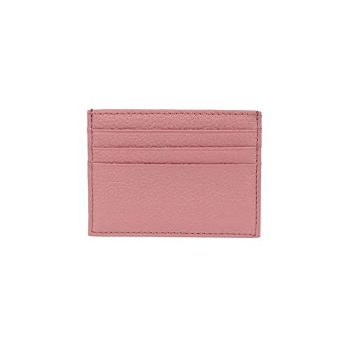 jonam Geldbörse für Damen Echtes Leder Ultra Thin Card Brieftasche garantiert Cowhide Designer Mode-Stil Unisex-Karteninhaber (Color : Pink) von jonam