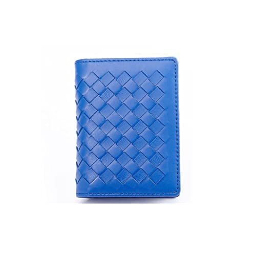 jonam Geldbörse für Damen Sheep Skin Card Brieftasche garantiert Designer Mode-Stil Unisex-Kartenhalter (Color : Blue) von jonam