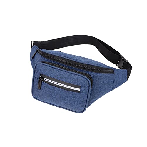 jonam Gürteltasche Casual Herren Brust Pack Outdoor Sports Laufende Taille Tasche Multifunktionale Handy-Taille Tasche(Color:Blue) von jonam
