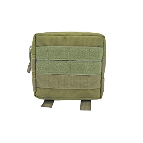 jonam Gürteltasche Einfache Outdoor-Taille-Tasche tragbare Multi-Tool-Reißverschluss-Taille-Tasche-Zubehör-Taille-Tasche(Color:Army Green) von jonam