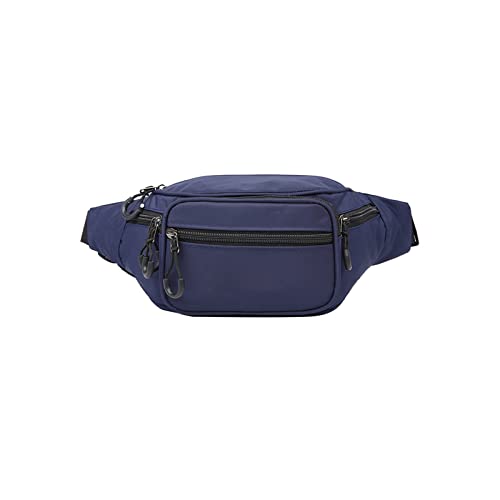 jonam Gürteltasche Erwachsene Taille Tasche Multifunktionale Brusttasche Damen Sporttasche Männer Laufasche Tragbare Brieftasche(Color:Blue) von jonam