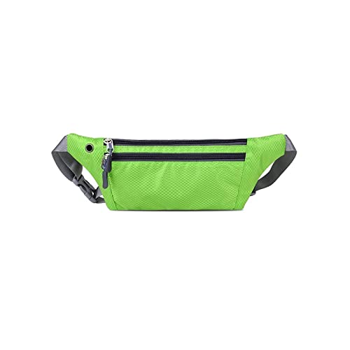 jonam Gürteltasche Frauen Männer Sport Taille Taschen Crossbody Brieftaschen Reisen Telefon Taschen Mode Sporttasche Taille Taschen(Color:Green) von jonam