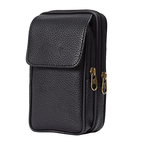 jonam Gürteltasche Handtasche, Business-Gürteltasche, kleine Reisetasche, Telefon, wasserdichte Gürteltasche(Color:Black) von jonam