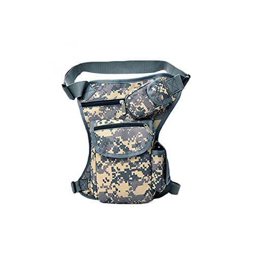 jonam Gürteltasche Herren Leinwand Messenger Bag Taille Tasche Hüftheben Multifunktionale Outdoor Camping Messenger Umhängetasche(Color:E) von jonam