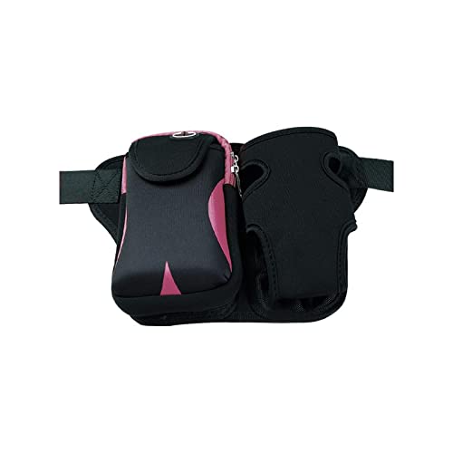 jonam Gürteltasche Laufende Sport Taille Tasche Einfache Atmosphäre Handytasche Fitness Tasche Männer und Frauen Outdoor Taille Tasche(Color:Pink) von jonam