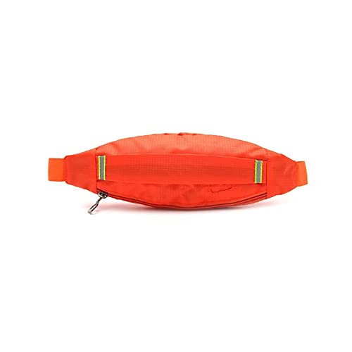 jonam Gürteltasche Messenger Bag, Musik Outdoor-Sport-Brusttasche, Herren- und Damen-Fitness-Lauf- und Radtasche, Anti-Diebstahl-Handytasche(Color:Orange) von jonam