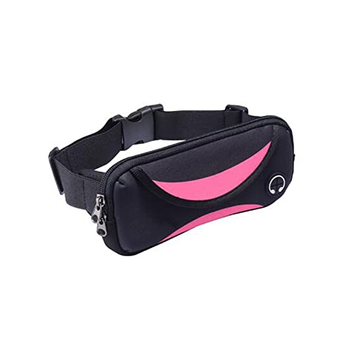 jonam Gürteltasche Mode Einfache Multifunktionale Taille Kopfhörer Loch Handy Zubehör Tasche Sport Taille Tasche Armbeutel(Color:Pink) von jonam
