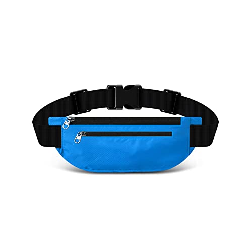 jonam Gürteltasche Mode Nylon Sportlauf Laufen Taille Tasche Handy Taille Tasche Outdoor wasserdichte Körpertasche(Color:Blue) von jonam