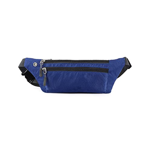 jonam Gürteltasche Mode Taille Tasche Casual Crossbody Brusttasche Handytasche Einstellbare Taille Tasche Hüfte Taille Tasche(Color:Blue) von jonam