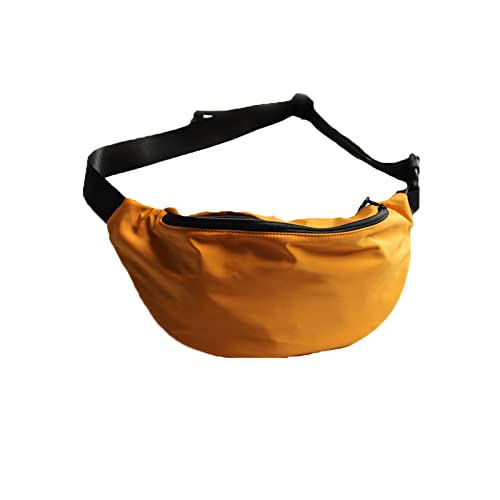 jonam Gürteltasche Mode Taille Tasche Männer Laufende Diagonale Tasche Brusttasche Multifunktionssport und Freizeit Schultertasche(Color:Yellow) von jonam