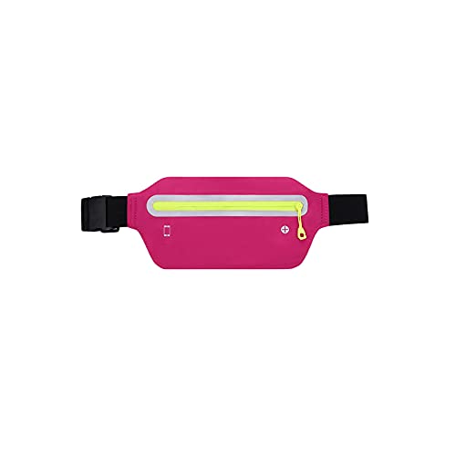 jonam Gürteltasche Outdoor-Sport-Taille-Tasche, fließendes wasserdichtes und reflektierendes, multifunktionales eng anliegendes ultradünnes Fitness-Taille(Color:Pink) von jonam