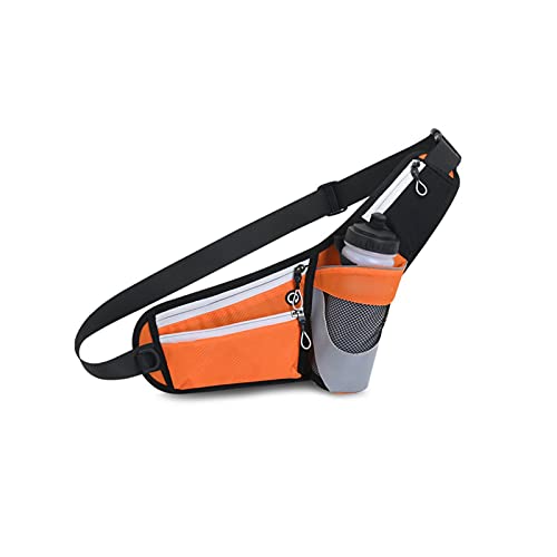 jonam Gürteltasche Sportlauf-Taschen, multifunktionale Wasserflaschen-Taschen im Freien, wasserdicht, Fitness-Brusttasche(Color:Orange) von jonam