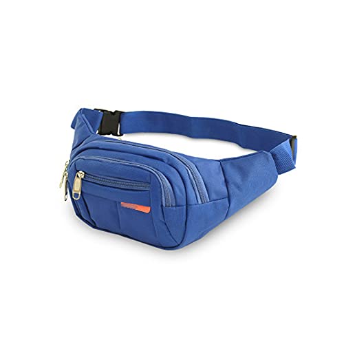 jonam Gürteltasche Sporttaschen, Herren- und Damen-Freizeit-Handy-Taschen, im Freien wasserdichte diagonale Oxford-Tuch Taschen im Freien(Color:Blue) von jonam