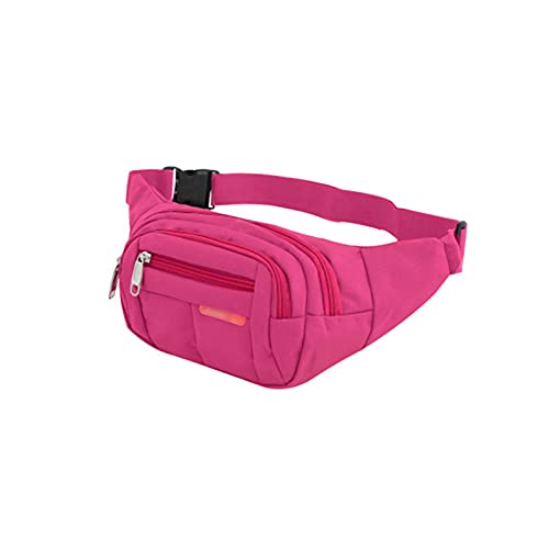 jonam Gürteltasche Sporttaschen, Herren- und Damen-Freizeit-Handy-Taschen, im Freien wasserdichte diagonale Oxford-Tuch Taschen im Freien(Color:Pink) von jonam
