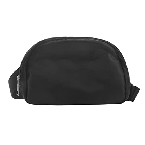 jonam Gürteltasche Waist Bag Zipper Chest Bag Outdoor Sports Crossbody Bag Casual Travel Belt Bag Pocket Money Pouch Bags(Color:Black) von jonam