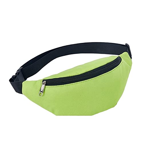 jonam Gürteltasche Women Waist Bag Belt Bag Pocket Waterproof Festival Party Sling Chest Daypack(Color:Green) von jonam