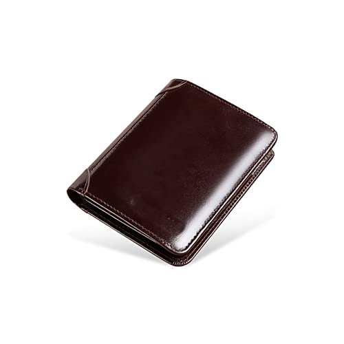 jonam Herren-Geldbörsen Classic Style Wallet Genuine Leather Men Wallets Short Male Purse Card Holder Wallet Men von jonam