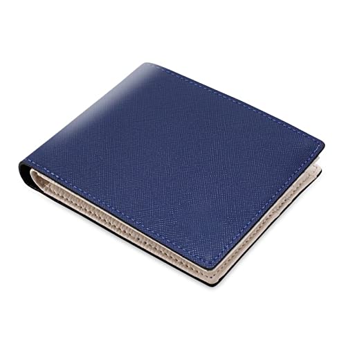 jonam Herren-Geldbörsen Men's Wallets Multi-Card Slot Wallets Men's Leather Wallets Men's(Color:Blue) von jonam