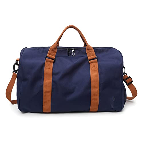 jonam Herrentasche Large Capacity Travel Bag, Multi-Functional Hand Luggage Travel Bag, Waterproof(Color:Blue) von jonam