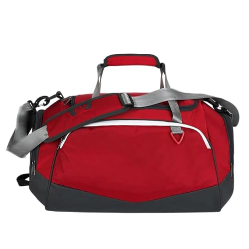 jonam Herrentasche Outdoor Training Bag, Basketball Canvas Bag, Shoulder travel Bag, Yoga Bag.(Color:Red) von jonam