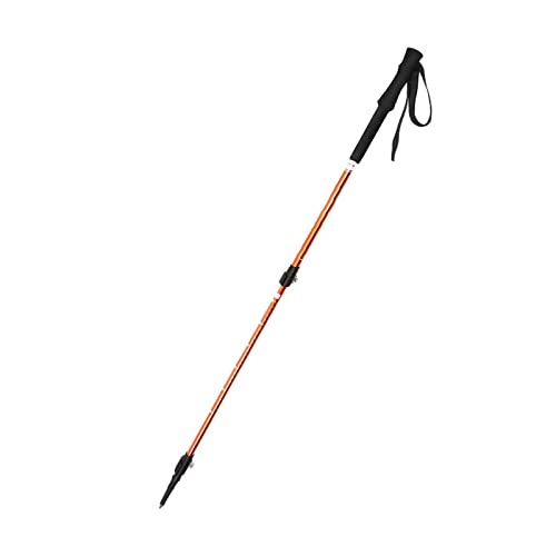 jonam Krücken Climbing Stick, Telescopic Stick, Camping Stick, Portable Multifunctional Anti-Slip Stick, Portable Stick, Walking Stick (Color : Black) von jonam