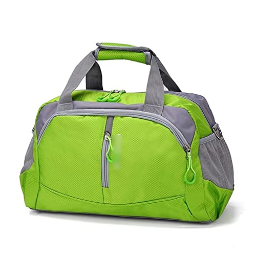 jonam Laptop Tragetasche Frau Sport Fitness Yoga Bag Fitnessstudio Wochenende Tasche Reise Weibliche Duffle Handtaschen for Frauen Wasserdicht (Color : Green) von jonam